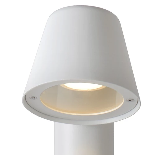 Lucide DINGO-LED - Pollerleuchte - LED Dim. - GU10 - 1x5W 3000K - IP44 - Weiß - detail 2